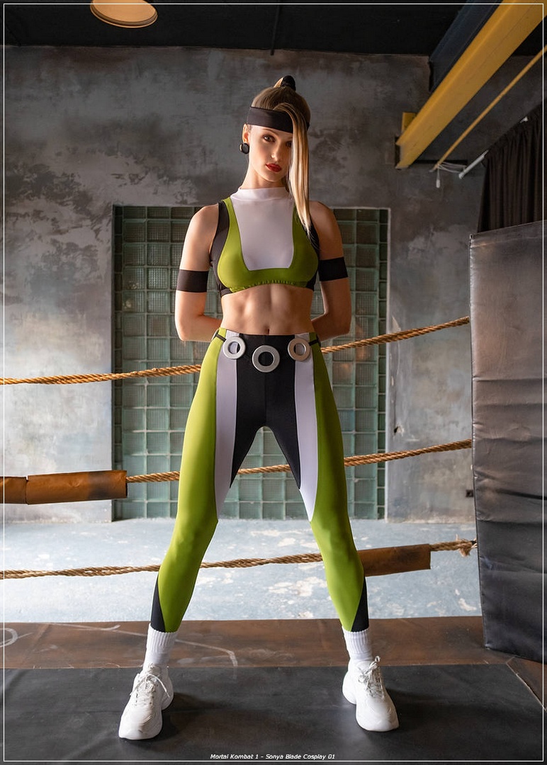 Mortal Kombat 1 - Sonya Amanda Blade Cosplay - inspired capture