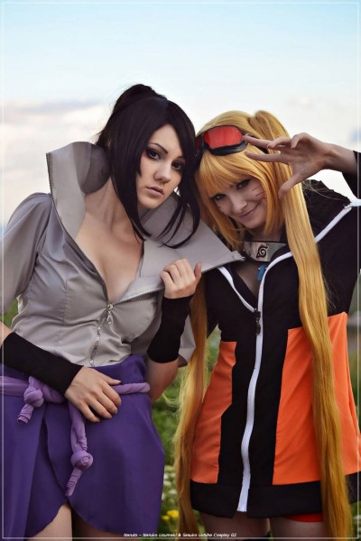 Naruto - Naruko Uzumaki & Sasuko Uchiha Cosplay