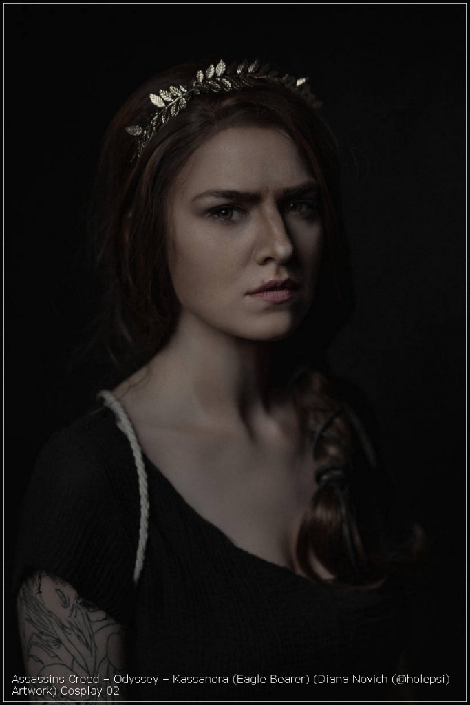 Assassins Creed - Odyssey - Kassandra (Eagle Bearer) (Diana Novich (@holepsi) Artwork) Cosplay - soft focus shot Assassins Creed - Odyssey - Kassandra (Eagle Bearer) (Diana Novich (@holepsi) Artwork) Cosplay - soft focus shot