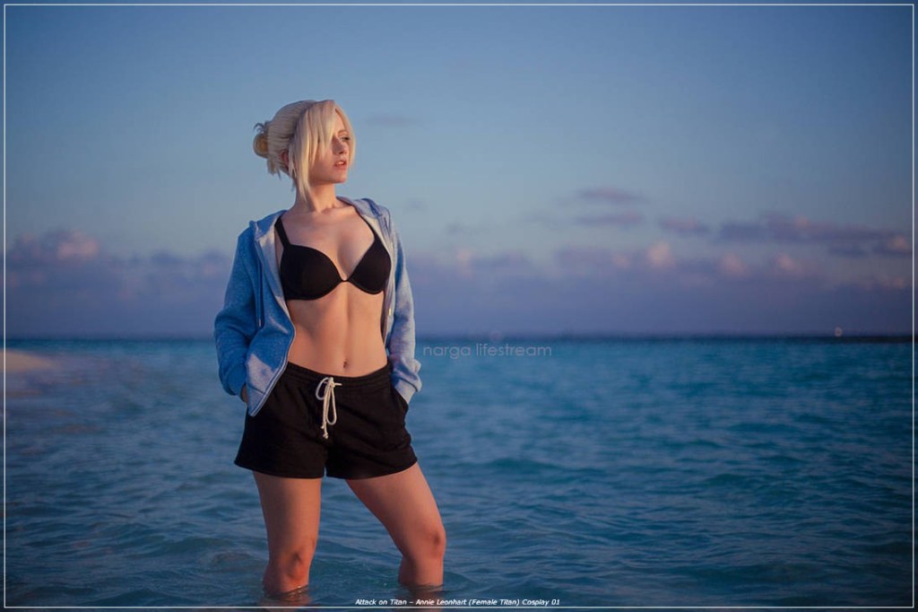 Attack on Titan - Annie Leonhart (Female Titan) (Lingerie) Cosplay - sophisticated portrait Attack on Titan - Annie Leonhart (Female Titan) (Lingerie) Cosplay - sophisticated portrait