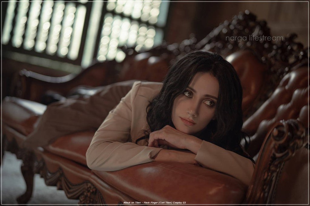 Attack on Titan - Pieck Finger (Cart Titan) Cosplay - portrait photo Attack on Titan - Pieck Finger (Cart Titan) Cosplay - portrait photo