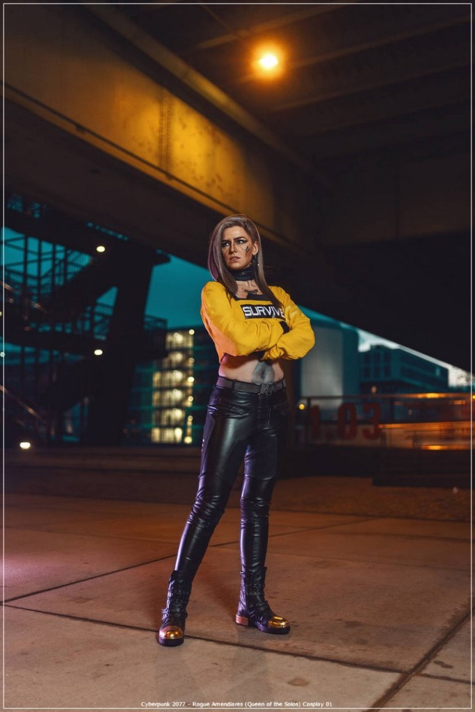 Cyberpunk 2077 - Rogue Amendiares (Queen of the Solos) Cosplay - gentle showcase