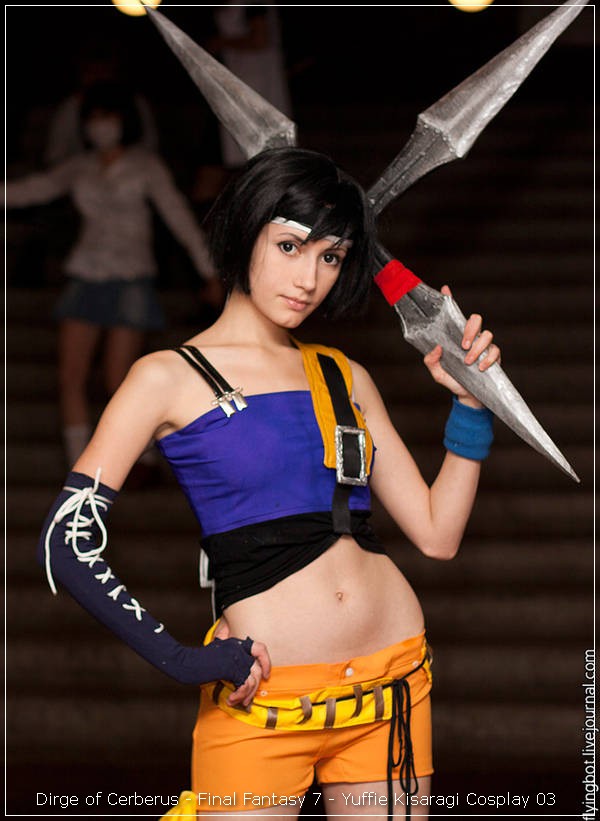 Dirge of Cerberus - Final Fantasy 7 - Yuffie Kisaragi Cosplay - light aesthetic