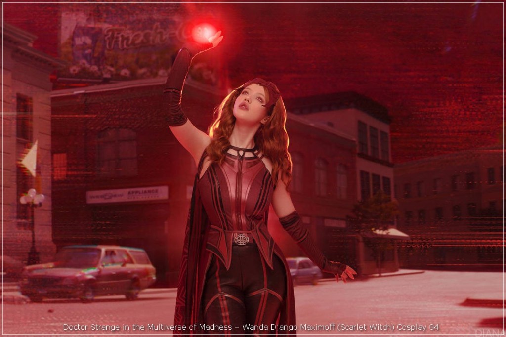 WandaVision - Wanda Django Maximoff (Scarlet Witch) Cosplay - costume portrait