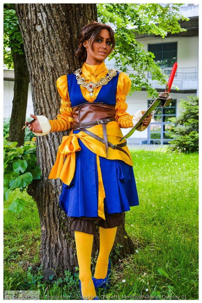 Dragon Age - Inquisition - Josephine Cherette Montilyet (Josie) Cosplay - full length photo