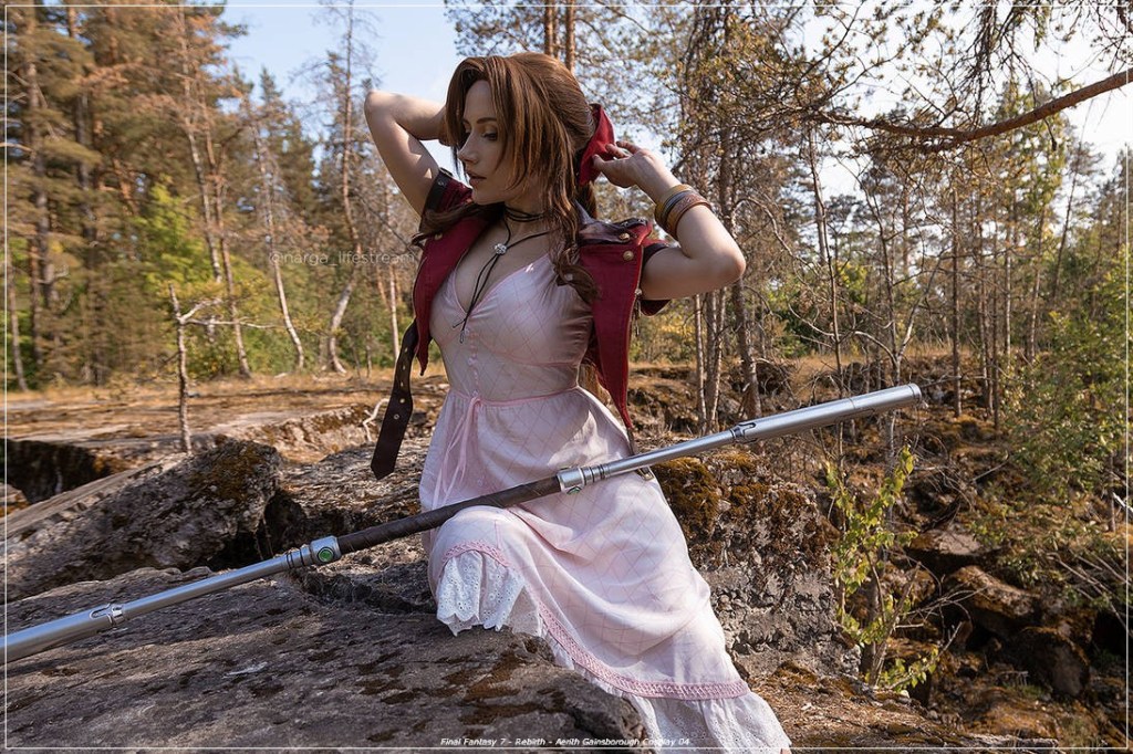 final fantasy 7 rebirth aerith gainsborough cosplay 04