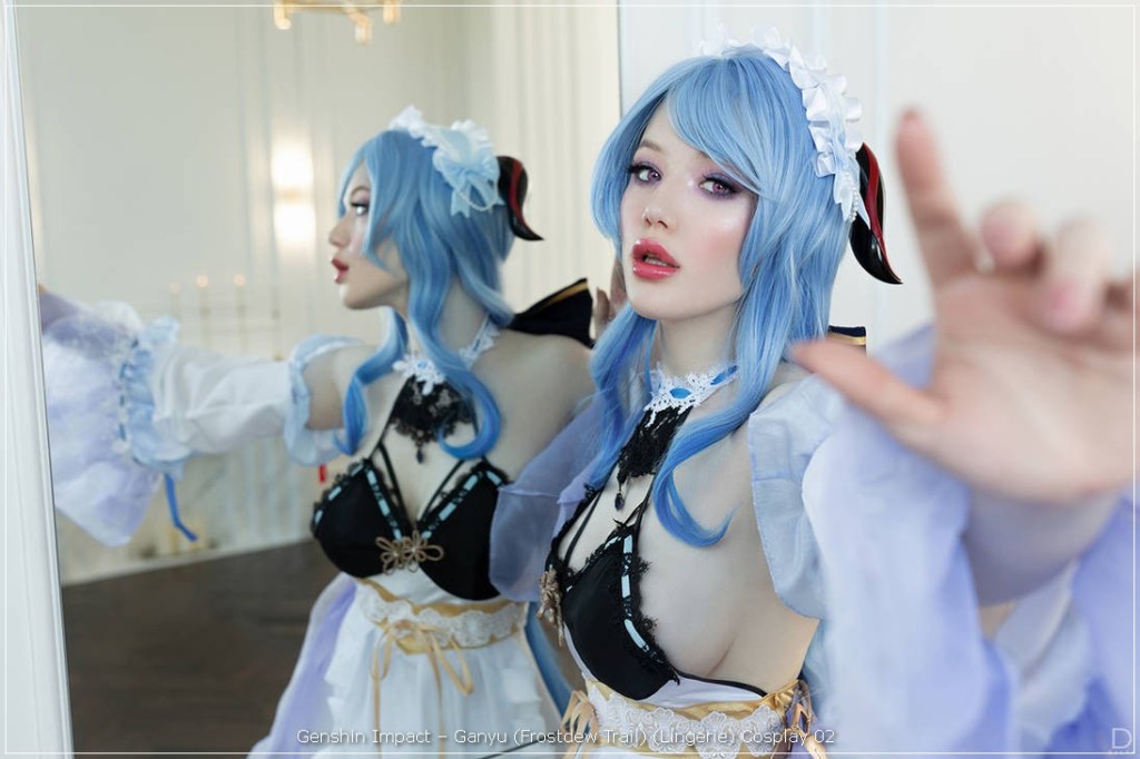 Genshin Impact - Ganyu (Frostdew Trail) (Lingerie) Cosplay - character photo