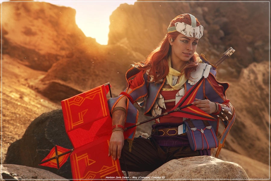Horizon - Zero Dawn - Aloy (Concept) Cosplay - costume show