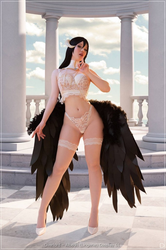 Overlord - Albedo (Lingerie) Cosplay - erotic photography study Overlord - Albedo (Lingerie) Cosplay - erotic photography study