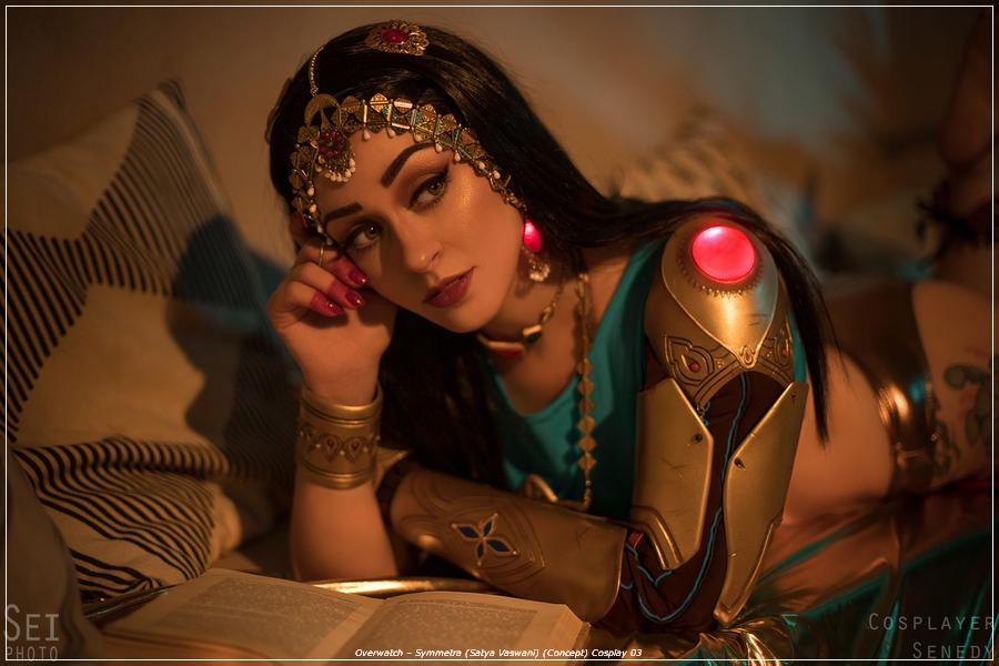 Overwatch - Symmetra (Satya Vaswani) (Concept) Cosplay - costume focus