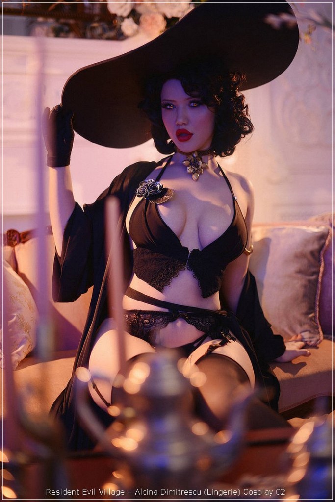 Resident Evil Village - Alcina Dimitrescu (Lingerie) Cosplay - erotic study