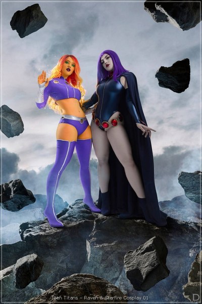 Teen Titans - Raven & Starfire Cosplay
