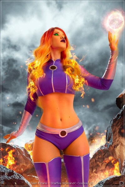 Teen Titans - Starfire (Koriandr) Cosplay