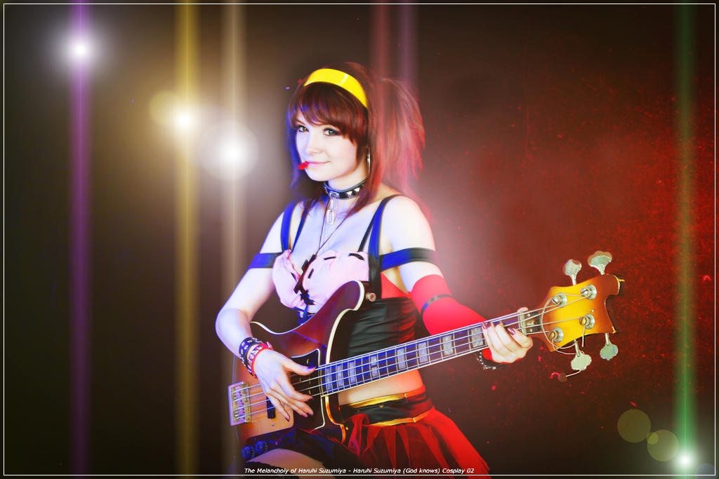 The Melancholy of Haruhi Suzumiya - Haruhi Suzumiya (God Knows) Cosplay - authentic view