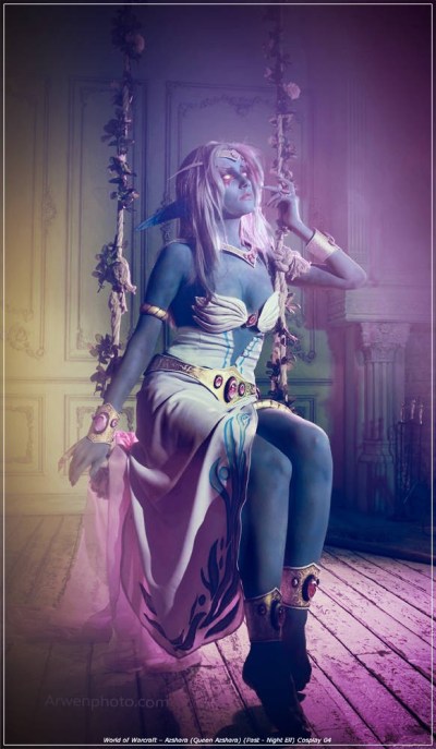 World of Warcraft - Azshara (Queen Azshara) (Past - Night Elf) Cosplay