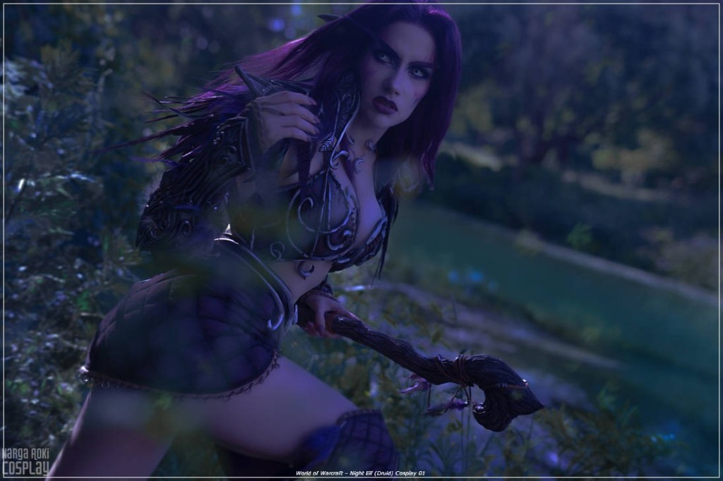 World of Warcraft - Night Elf (Druid) Cosplay - authentic view World of Warcraft - Night Elf (Druid) Cosplay - authentic view