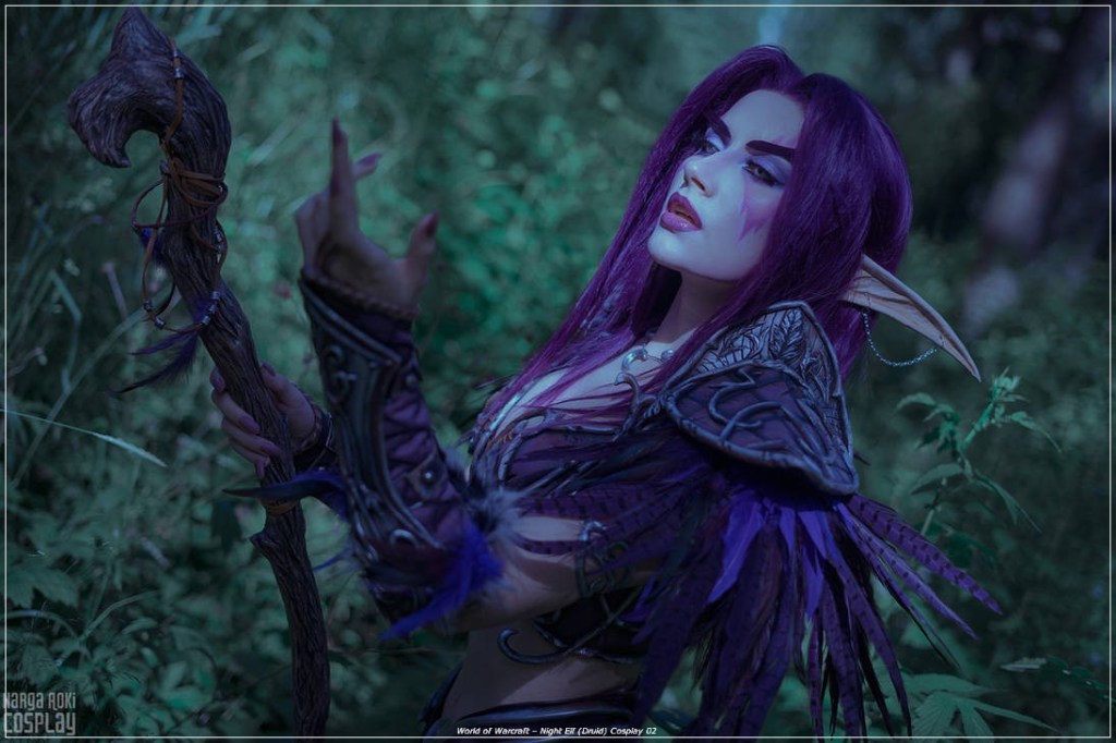 World of Warcraft - Night Elf (Druid) Cosplay - nuanced study World of Warcraft - Night Elf (Druid) Cosplay - nuanced study