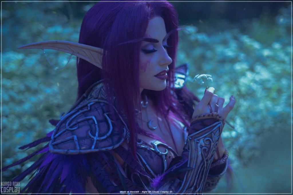 World of Warcraft - Night Elf (Druid) Cosplay - light aesthetic World of Warcraft - Night Elf (Druid) Cosplay - light aesthetic