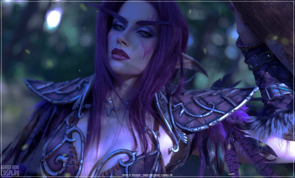 World of Warcraft - Night Elf (Druid) Cosplay - delicate portrait World of Warcraft - Night Elf (Druid) Cosplay - delicate portrait
