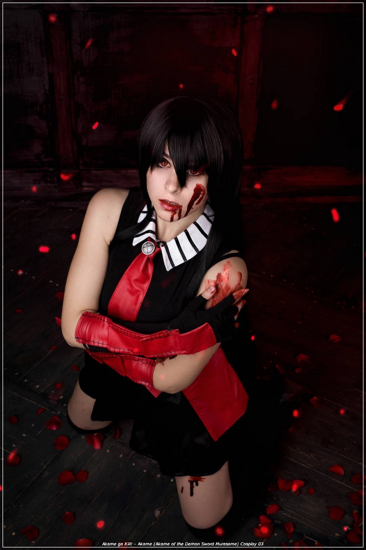 Akame ga Kill! - Akame (Akame of the Demon Sword Murasame) Cosplay - full length port.