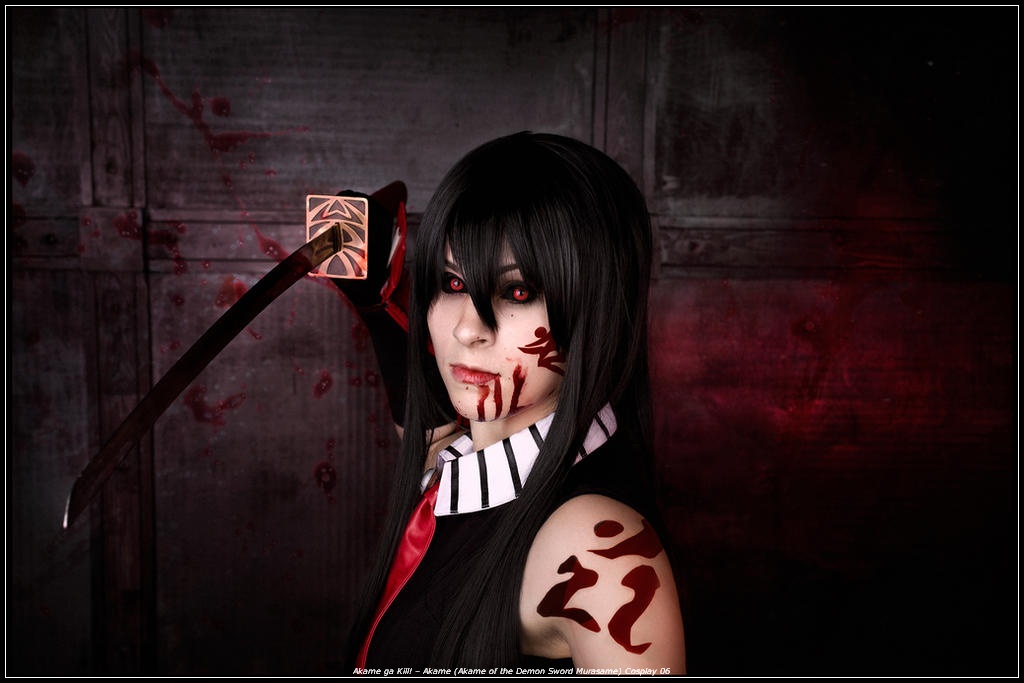 Akame ga Kill! - Akame (Akame of the Demon Sword Murasame) Cosplay - portrait photo