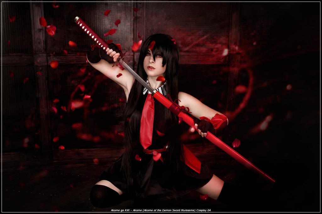 Akame ga Kill – Akame Akame of the Demon Sword Murasame Cosplay 04