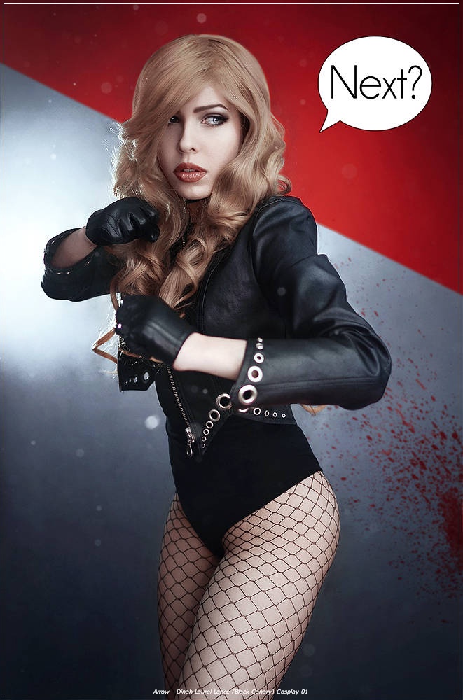 Arrow (TV Series) - Dinah Laurel Lance (Black Canary) Cosplay - costume focus