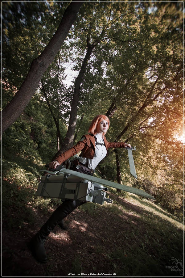 Attack on Titan - Petra Ral Cosplay - full length character portrait