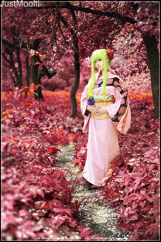 Code Geass - Lelouch of the Rebellion - C.C. (Immortal Witch) Cosplay - full length photo