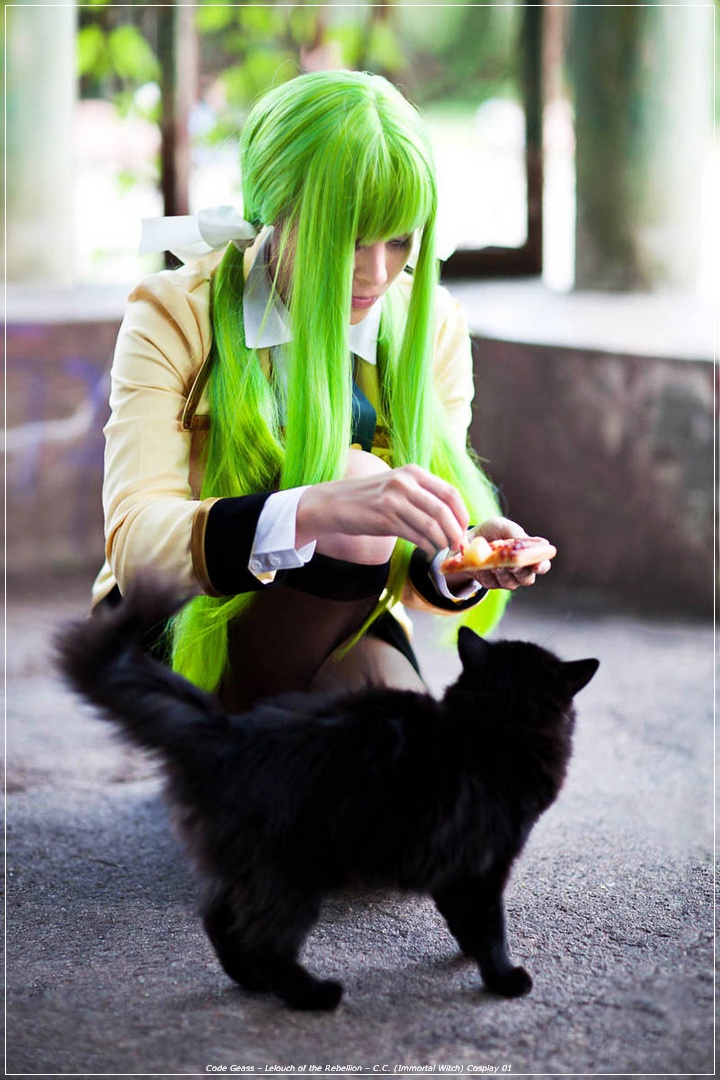 Code Geass - Lelouch of the Rebellion - C.C. (Immortal Witch) Cosplay - recreation