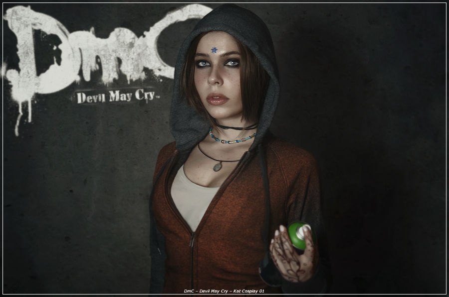 DmC - Devil May Cry - Kat Cosplay - character costume portrait
