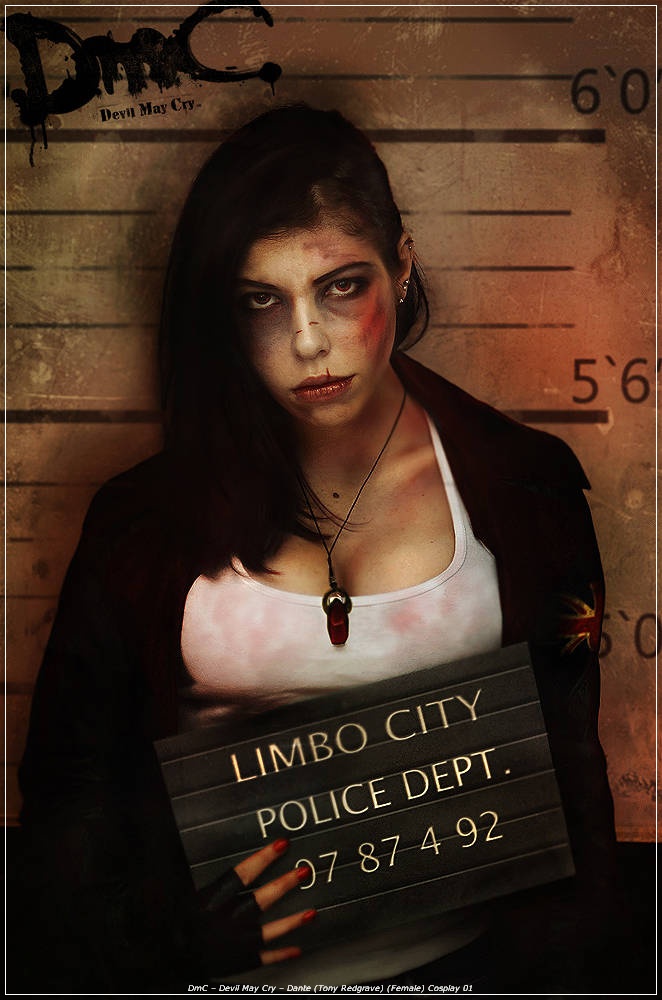 DmC – Devil May Cry – Dante Tony Redgrave Female Cosplay 01