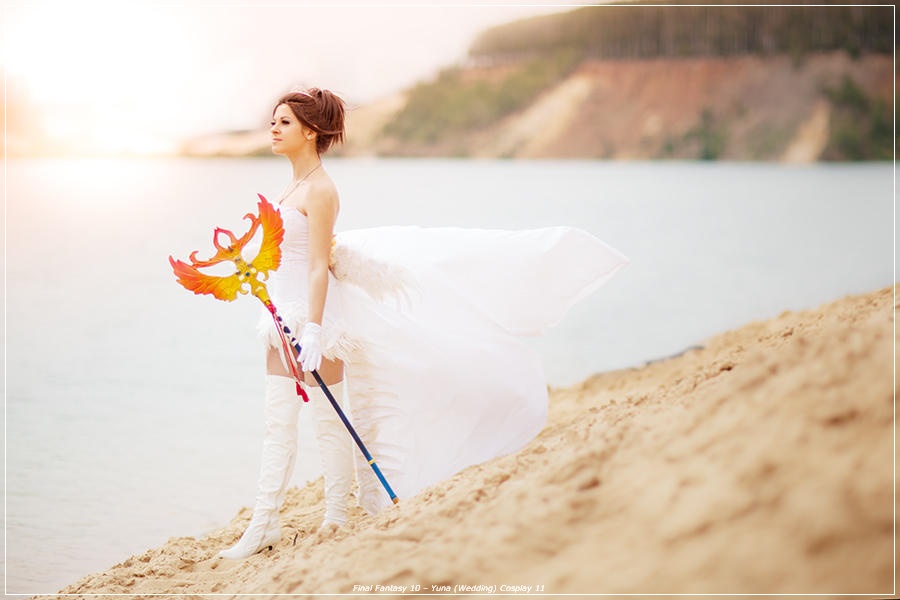 Final Fantasy 10 - Yuna (Wedding) Cosplay - visual exploration