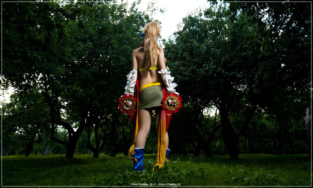 Final Fantasy 10-2 - Rikku Cosplay - expressive character portrait