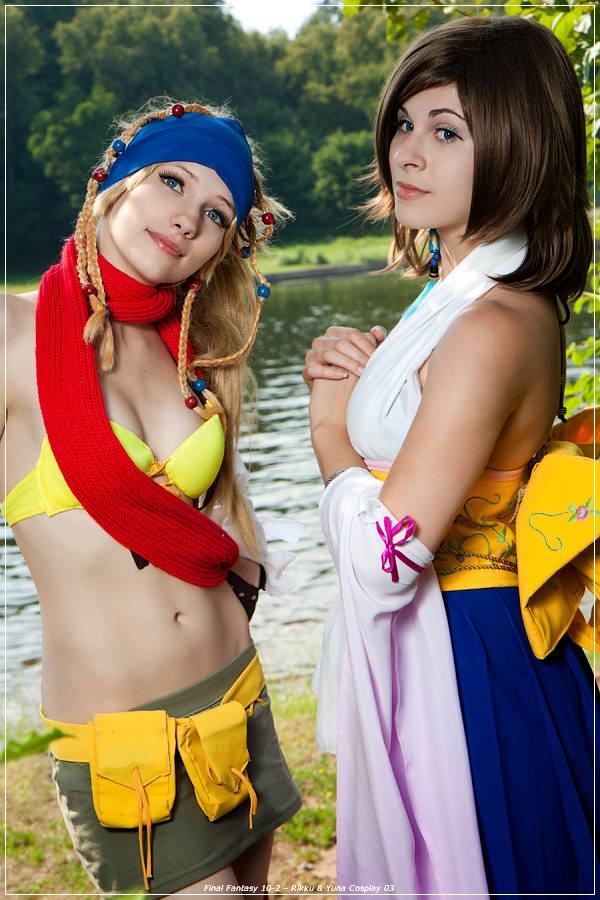 Final Fantasy 10-2 - Rikku &amp; Yuna Cosplay - inspired capture