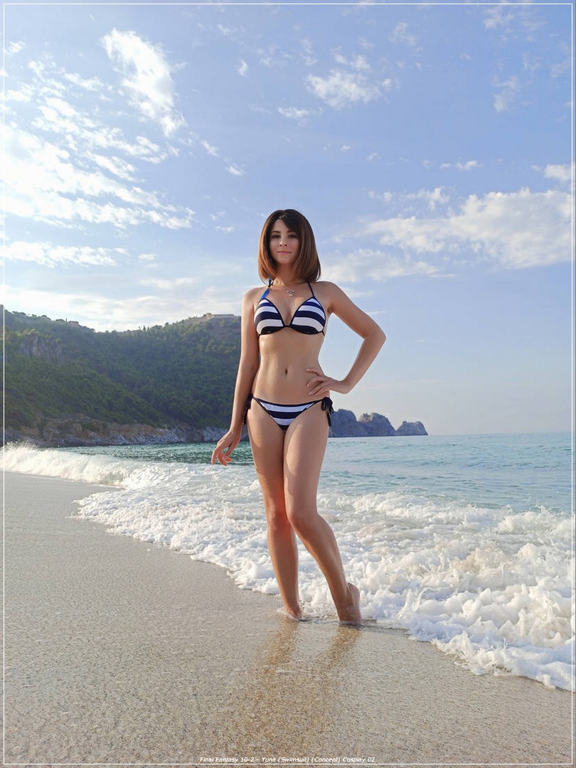Final Fantasy 10-2 - Yuna (Swimsuit) (Concept) Cosplay - character analysis Final Fantasy 10-2 - Yuna (Swimsuit) (Concept) Cosplay - character analysis