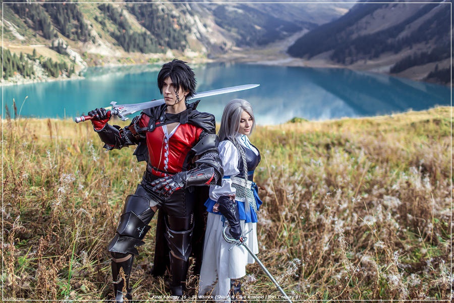Final Fantasy 16 - Jill Warrick (Shiva) & Clive Rosfield (Ifrit) Cosplay - recreation Final Fantasy 16 - Jill Warrick (Shiva) & Clive Rosfield (Ifrit) Cosplay - recreation