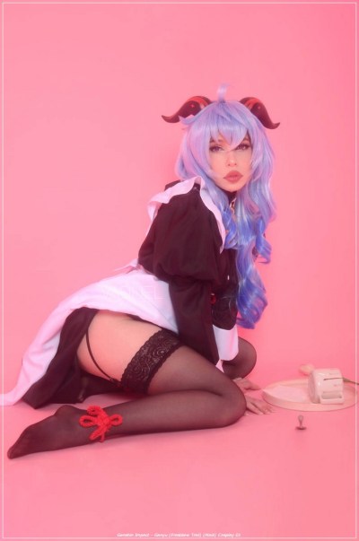 Genshin Impact - Ganyu (Frostdew Trail) (Maid) Cosplay
