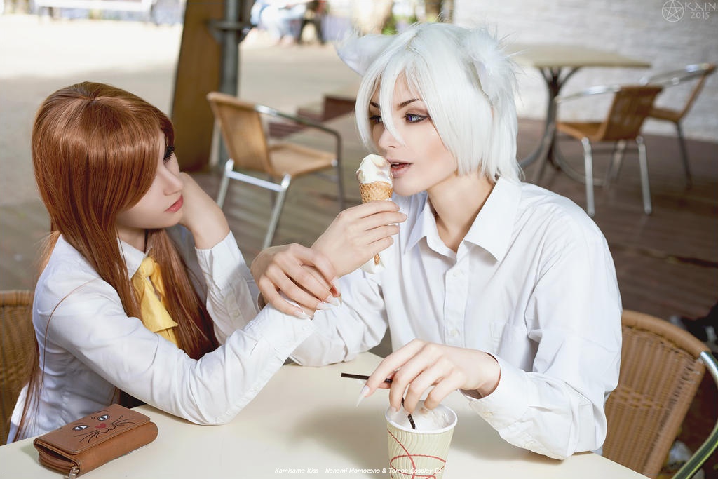 Kamisama Kiss - Nanami Momozono & Tomoe Cosplay - full length photo Kamisama Kiss - Nanami Momozono & Tomoe Cosplay - full length photo
