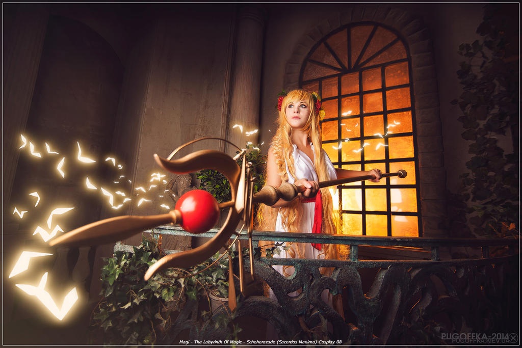 Magi - The Labyrinth Of Magic - Scheherazade (Sacerdos Maxima) Cosplay - anime costume Magi - The Labyrinth Of Magic - Scheherazade (Sacerdos Maxima) Cosplay - anime costume