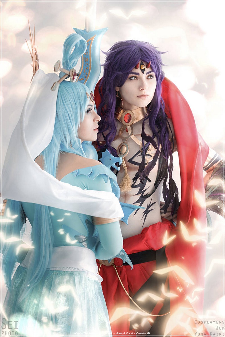 Magi - The Labyrinth Of Magic - Vinea & Focalor Cosplay - full length photo Magi - The Labyrinth Of Magic - Vinea & Focalor Cosplay - full length photo