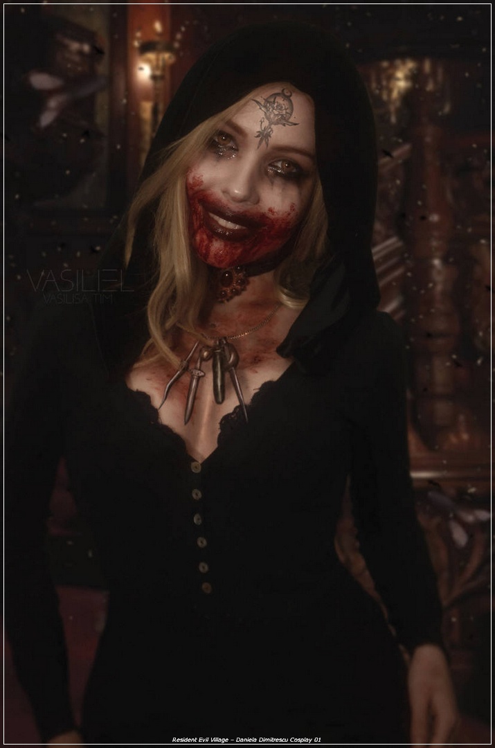 Resident Evil Village - Bela Dimitrescu Cosplay - inspired capture