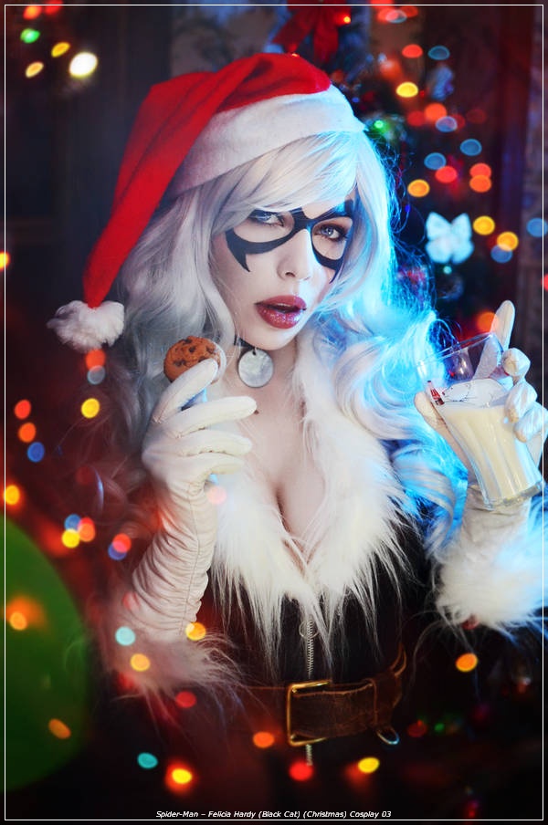 Spider-Man - Felicia Hardy (Black Cat) (Christmas) Cosplay - nuanced study