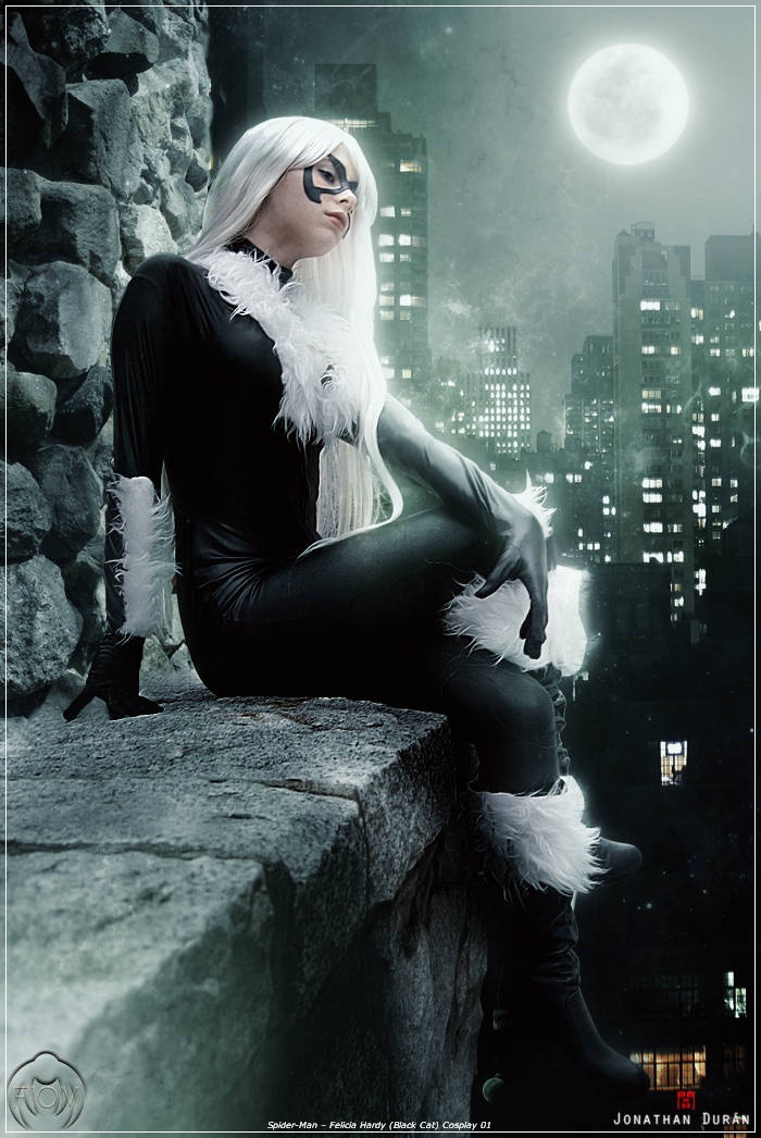 Spider-Man - Felicia Hardy (Black Cat) Cosplay - soft focus shot