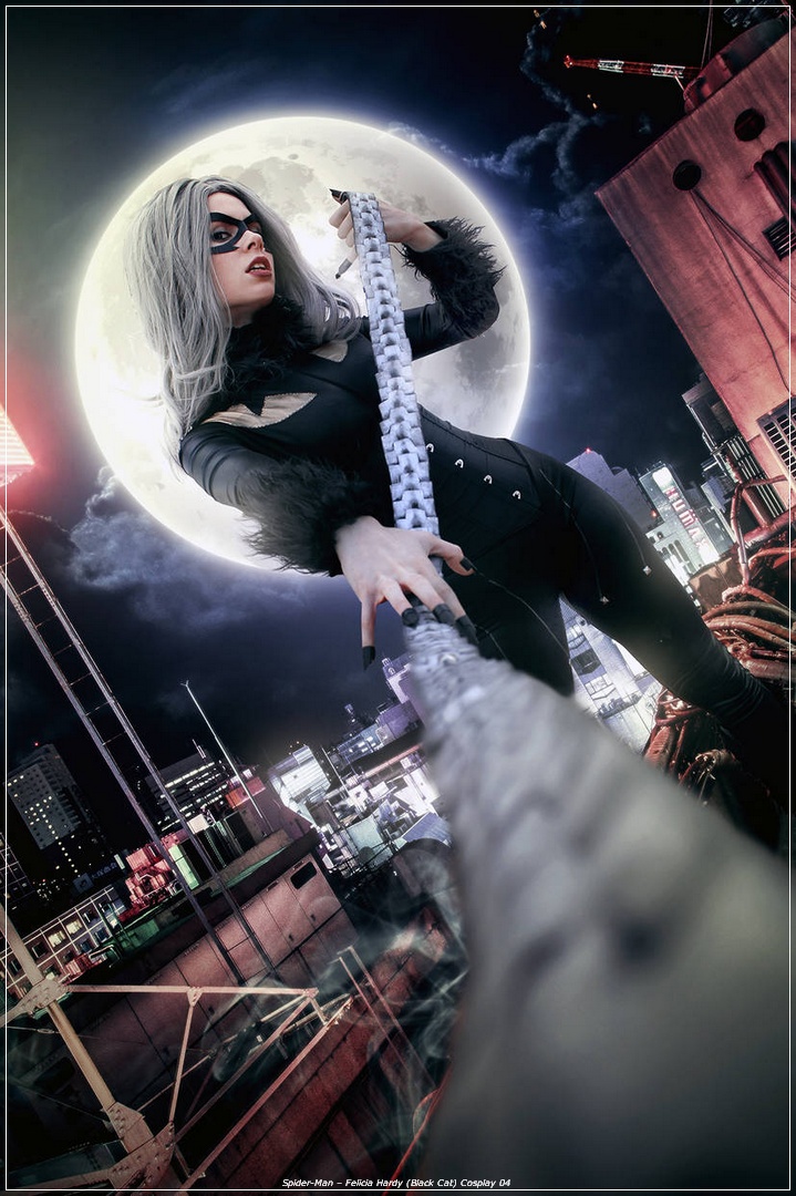 Spider-Man - Felicia Hardy (Black Cat) Cosplay - artistic framing