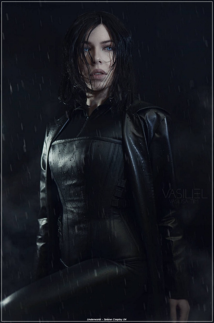 Underworld - Selene Cosplay - character recreation portrait