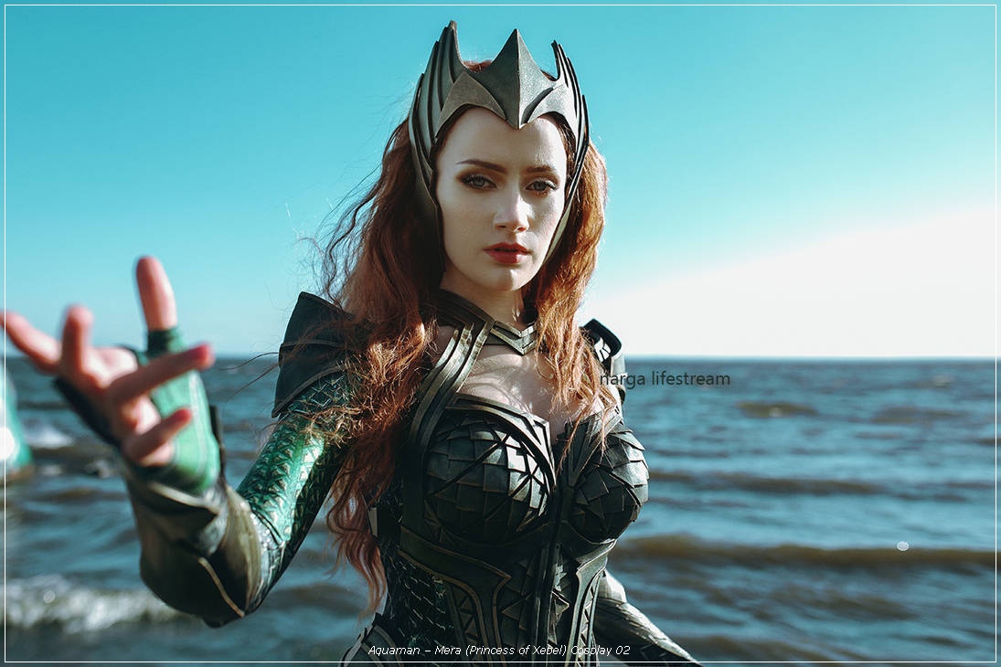 Aquaman - Mera (Princess of Xebel) Cosplay - full length photo