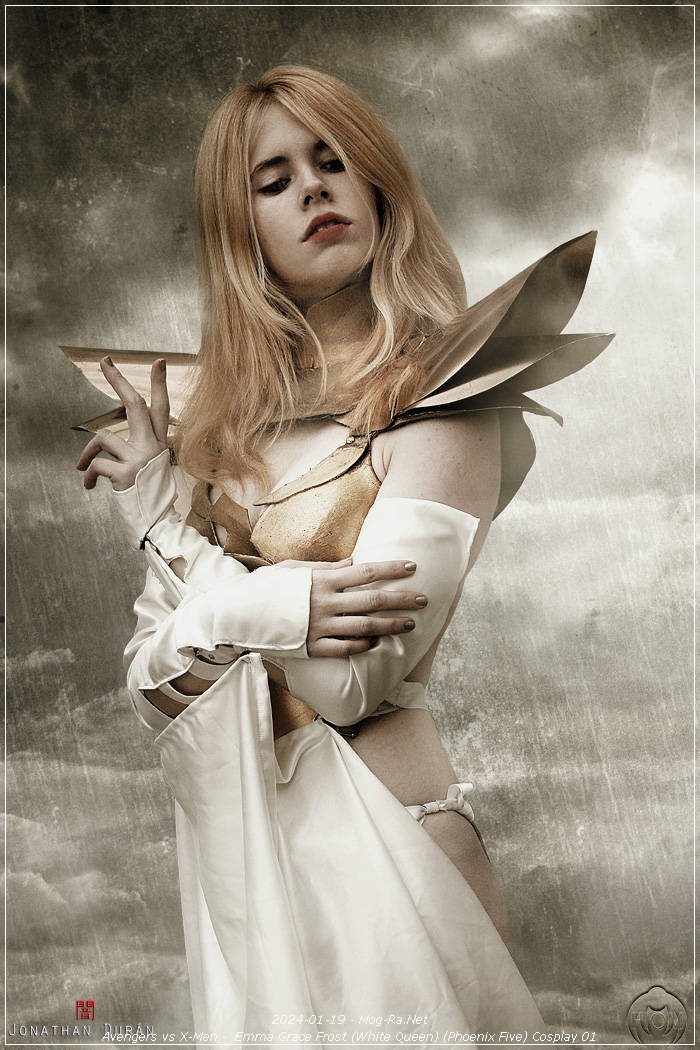 Avengers vs X Men Emma Grace Frost White Queen Phoenix Five Cosplay 01