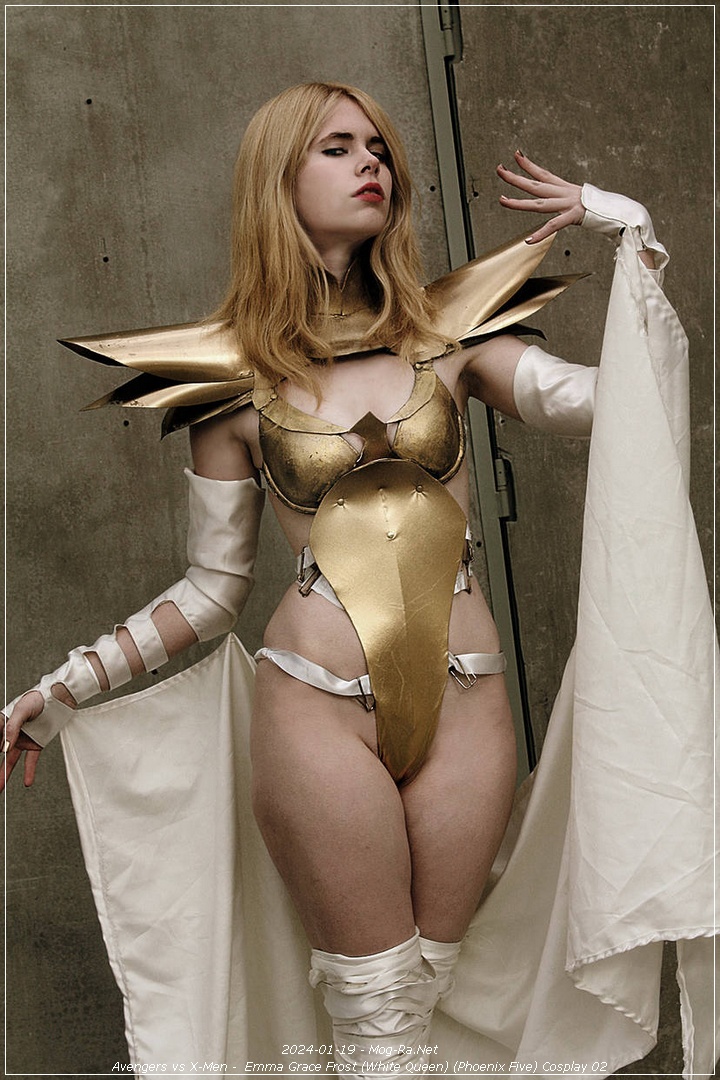 Avengers vs X Men Emma Grace Frost White Queen Phoenix Five Cosplay 02