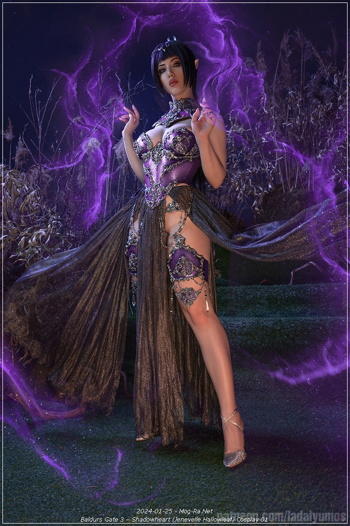 Baldurs Gate 3 - Shadowheart (Jenevelle Hallowleaf) Cosplay - intimate portrait